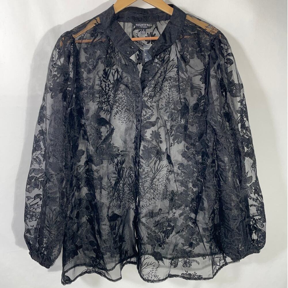 Torrid NWT Nightfall Sheer Organza Top - Women's Size 3 X (22-24)